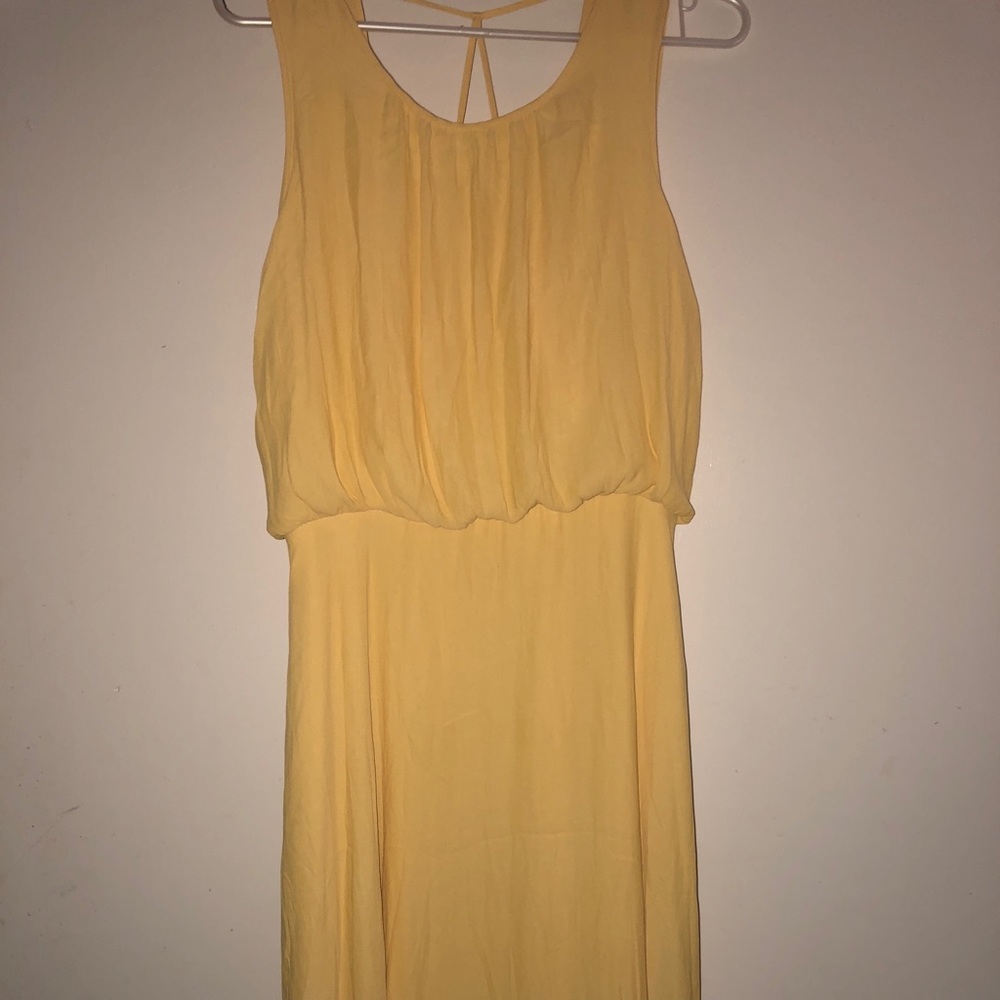 Comtemporary Yellow Summer Dress